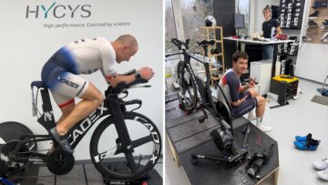 Kristian Blummenfelt und Gustav Iden zum BikeFitting bei HYCYS